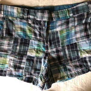 Ann Taylor LOFT Madras shorts Size 10
